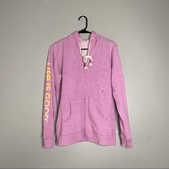 Life is Good Zip Up Hoodie - Picture 2 of 9